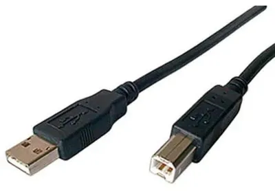 Productafbeelding van USB 2.0-kabel, USB-A connector > USB-B connector (zwart, 3,0 meter)