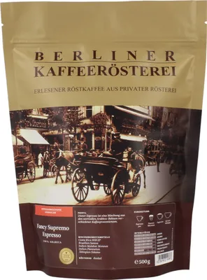 Produktbild von Berliner Kaffeerösterei Fancy Supremo Espresso Espressomischung | gemahlen | 500g