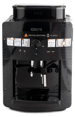 Zdjęcie produktu dla Krups Arabica EA 81R8, Ekspres do espresso, 1,8 l, Ziarna kawy, Kawa mielona, Wbudowany młynek, 1450 W, Czarny