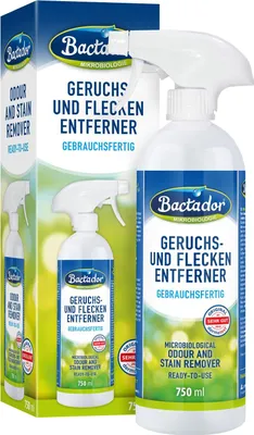 Produktbild von Bactador Enzymreiniger Spray 750ml - Geruchsentferner & Fleckenentferner