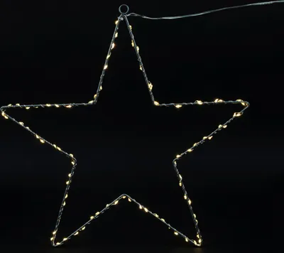 Produktbild von Lichterstern 40 cm mit 89 LED - Batterie und Timer - Indoor / Outdoor