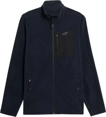 Produktbild von 4F Herren Fleecejacke mit Stehkragen Marineblau S