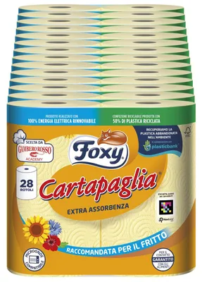 Image de Foxy Papier | Sèche-serviettes pour 28 rouleaux | Double épaisseur, haute absorption |