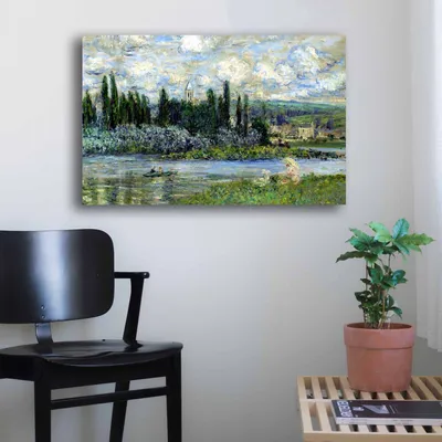 Produktbild von Wallity, 4570MONET032- CLD1132, Bunt, Leinwandbilder, 45 x 70 cm, 100% Leinwand