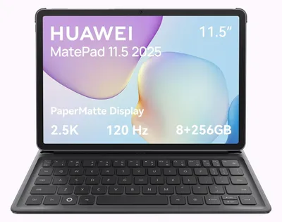Immagine prodotto di Tablet del 2025 con display grigio da 8 pollici, 8 GB di RAM e 256 GB di memoria, modello PaperMatte MatePad 2025, inclusa tastiera
