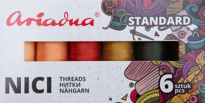 Produktbild von Ariadna Faden Set of Threads Talia 6 x 200 m Standard Autumn