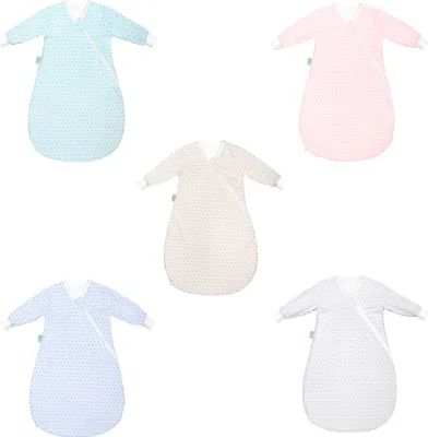 Produktbild von Odenwälder 1430 Jersey-Unterzieh-BabyNest springing dots 70 cm iced coffee