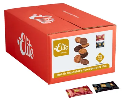 Image de Elite - Kekse Elite Dutch Chocolate Stroopwafel Mix | Box in 120 Stück