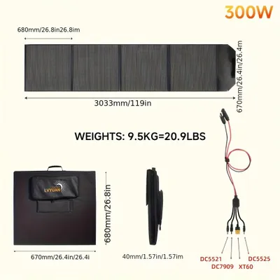Productafbeelding van 300W Zonnepaneel - Solar Paneel - Zonne-energie Systeem - Zonnecel - Off-Grid Solar Modul