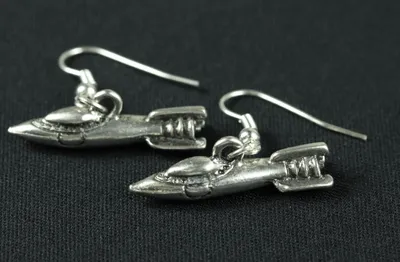 Produktbild von Raumschiff Ohrringe Miniblings space All Weltraum Mond Raumfahrt silber
