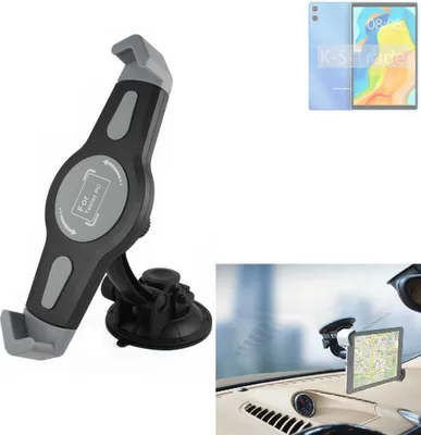 Produktbild von K-S-Trade Scheiben-Halterung für Tablets kompatibel mit Teclast P26T KFZ Tablet Saugnapf Auto Halterung Windschutzscheibe Holder Halter