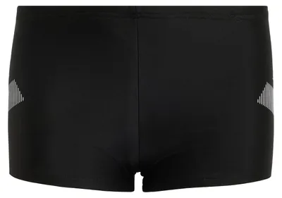 Productafbeelding van adidas jongens zwemshorts Big Bars, zwart, maat 7-8 jaar