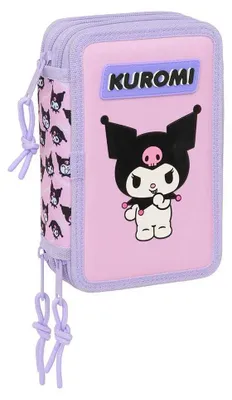 Produktbild von Safta Triple Kuromi Mäppchen 37 Einheiten Rosa  Mann Rosa One Size