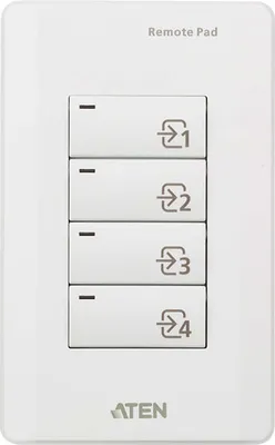 Obrázek produktu pro ATEN VPK104-AT, Dálkové ovládání, Bílá, Aten VP1420/VP1421, Plast, Kabel, 116,3 mm