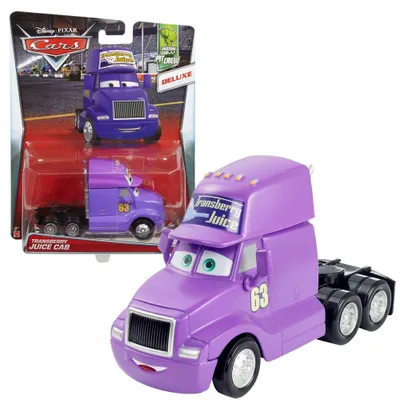 Produktbild von Megasize Modelle Auswahl | Disney Cars | Cast 1:55 Fahrzeuge Mattel Transberry Juice Semi