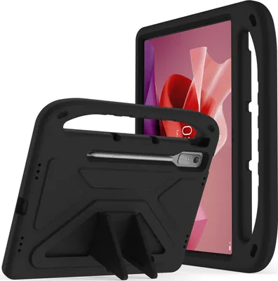 Obrázek produktu pro Ochranné pouzdro pro Lenovo Tab P12 / Xiaoxin Pad Pro 12,7" TB370FU, lehké dětské pouzdro z EVA s držadlem a stojánkem Černý