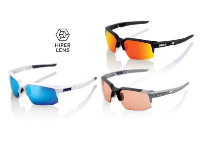 Produktbild von 100% SPEEDLAB Fahrradsonnenbrille - SPEEDCOUPE - Weiß/Blau