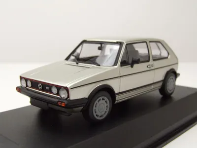 Produktbild von VW Golf 1 GTI 1983 silber Modellauto 1:43 Maxichamps