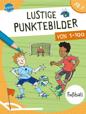 Produktbild von Lustige Punktebilder von 1-100. Fußball