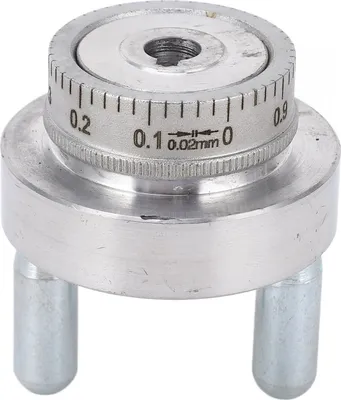 Zdjęcie produktu dla Mini tokarka ręczna z korbą ze stopu aluminium 50 mm 2 cale 0,1 mm Rozmiar koła skali