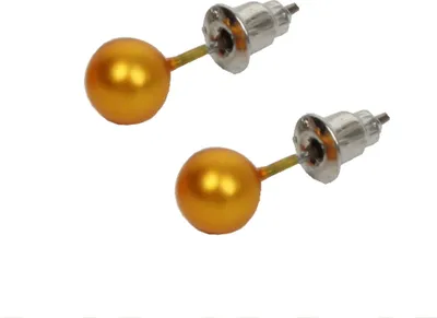 Produktbild von Mini Ohrstecker Ohrringe in der Farbe Gelb