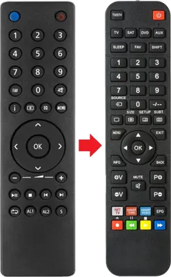 Produktbild von Fernbedienung geeignet für GRUNDIG COSMOPOLIT3FWEB