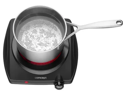 Zdjęcie produktu dla Concept Kuchenka elektryczna jednopalnikowa 1250W VE3065 czarna