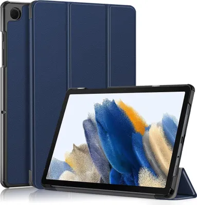 Produktbild von Samsung Galaxy Tab A9 Plus Hülle - Tri-Fold Ständer Klapphülle mit Schlaf/Wach-Funktion - Blau