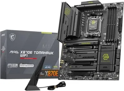 Zdjęcie produktu dla Płyta główna MSI MAG X870E TOMAHAWK WIFI, Socket AM5, ATX, DDR5, Wi-Fi 7, AMD Ryzen 7000/8000/9000 Series