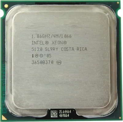 Imagen del producto de PC, CPU, socket LGA 771, Intel Xeon 5120, 1.86 GHz, SL9RY, procesador para ordenador
