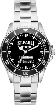 Produktbild von KIESENBERG Herrenuhr Armbanduhr St. Pauli Geschenk Artikel Idee Fan Analog Quartz 2286