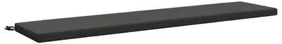 Image de Coussin de banc SOEST 100 % polyester Anthracite