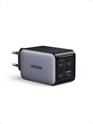 Produktbild von UGREEN Nexode USB C Ladegerät 65W, 4-Port, GaN Netzteil, Mehrfach Charger