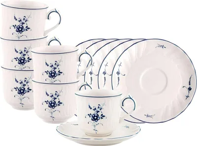 Produktbild von Villeroy & Boch Vieux Luxembourg Espressotasse mit Untertasse 70 ml 6er Set