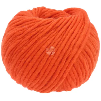 Produktbild von Lana Grossa PER LEI 50 g klassisches Merino-Dochtgarn aus 100 % Merino-Schurwolle (GOTS ) 60 m Farbe 041 - Orange