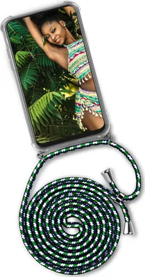 Produktbild von TWIST-Case + TWIST-Cord für Samsung Galaxy A90 5G, Farbe:Mama Africa (Silber)