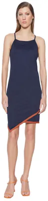 Produktbild von Trendyol Damen Women Knit Dress Bodycon Slim Fit Strickkleid, Navy Blue, Medium