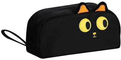 Immagine prodotto di Astuccio capiente, astuccio nero per l'ufficio e la scuola