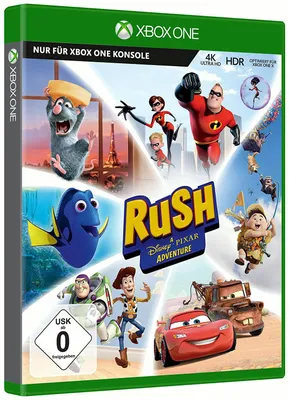 Produktbild von Microsoft Rush: A Disney-Pixar Adventure, Xbox One, Xbox One, E10+ (Jeder über 10 Jahre)