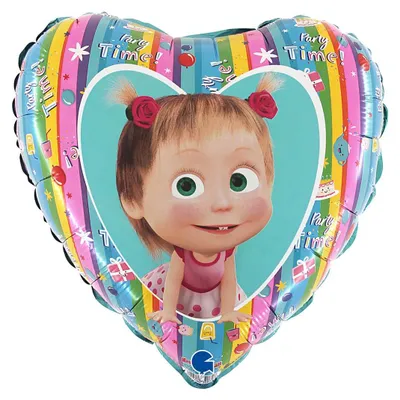 Produktbild von Grabo Masha und der Bär Folienballon Geschenke 46cm Grabo