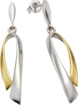 Produktbild von F Ohrstecker 925/- Sterling Silber 4,1cm mehrfarbig 352220019