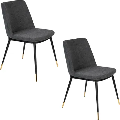 Produktbild von Housecraft Living Lionel Esszimmerstuhl Dunkelgrau - 2 er Set