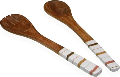 Produktbild von Küchenutensilien Set Versa Flint Mango-Holz 6 x 1 x 30 cm