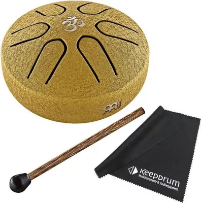Image de Meinl Sonic Energy Pocket Tongue Drum OM mit Tuch