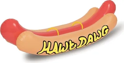 Produktbild von XL Luftmatratze Hot Dog Hawt Dawg