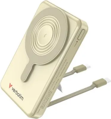 Produktbild von Verbatim 32274, 10000 mAh, Lithium Polymer (LiPo), Power Delivery 3.0, Quick Charge 3.0, Kabelloses Aufladen, 3,85 V, 52 W