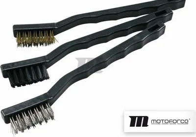 Immagine prodotto di Set di spazzole metalliche Motoforce 3 pezzi