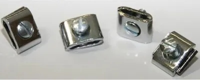 Produktbild von Schraubverbindungsklemmen silber VE=4 Stück