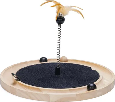 Produktbild von Designed by Lotte Kratzspielzeug Idah aus Holz schwarz