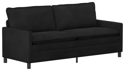 Produktbild von vidaXL Sofa Schwarz 196 x 81 x 87,5 cm Samt